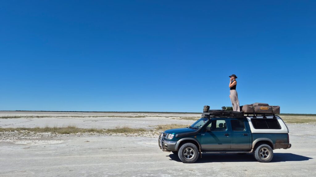 Alleen op de wereld in Botswana
